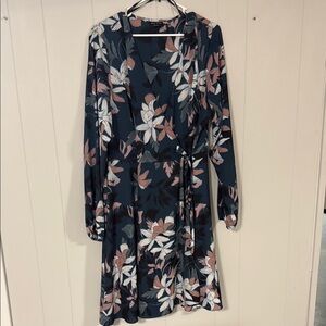 Floral Wrap Dress
